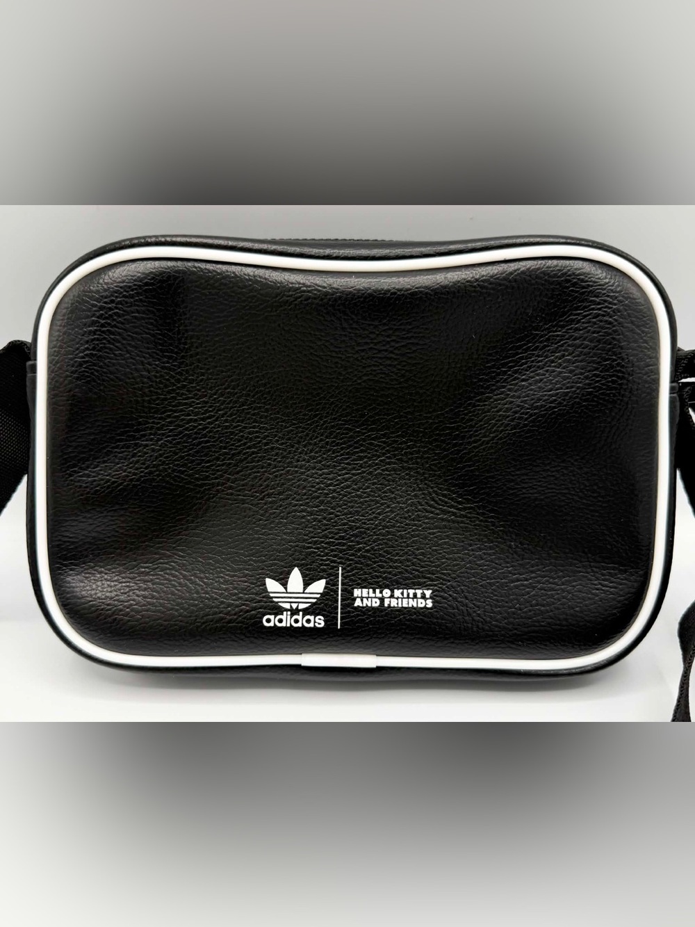 Adidas Originals x Hello Kitty Kuromi Small Item Bag Black Zip Pocket NEW - Picture 4 of 5